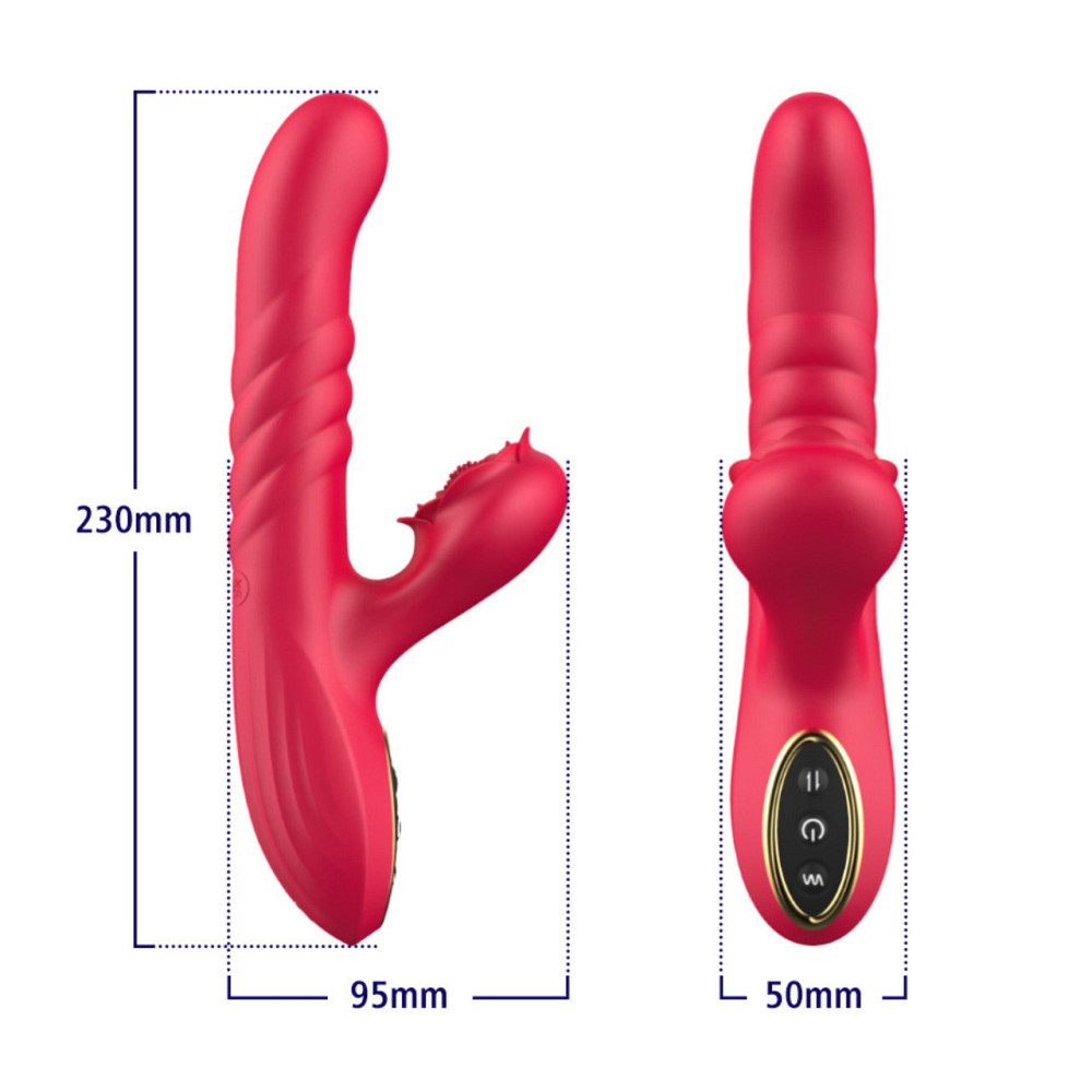 Вібратор - Erospace Sweet Play G-Spot Vibrator With Thrusting A2 Sex Aura Київ - фото 10
