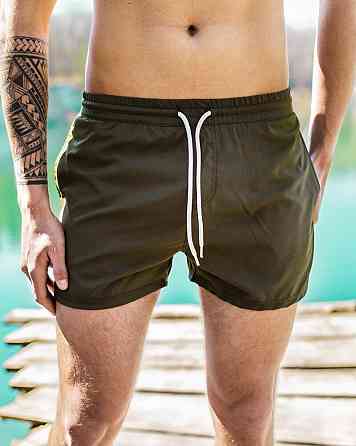 Плавательные шорты мужские хаки Pobedov Pool day Киев