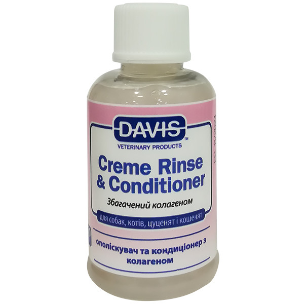 Davis Creme Rinse & Conditioner ДЭВИС КРЕМ РИНЗ ополаскиватель и кондиционер с коллагеном для собак, котов, концентрат Киев - изображение 1