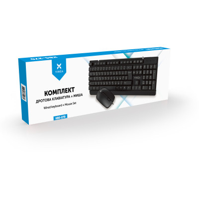 Комплект Vinga KBS-270 Black Вінниця - фото 6