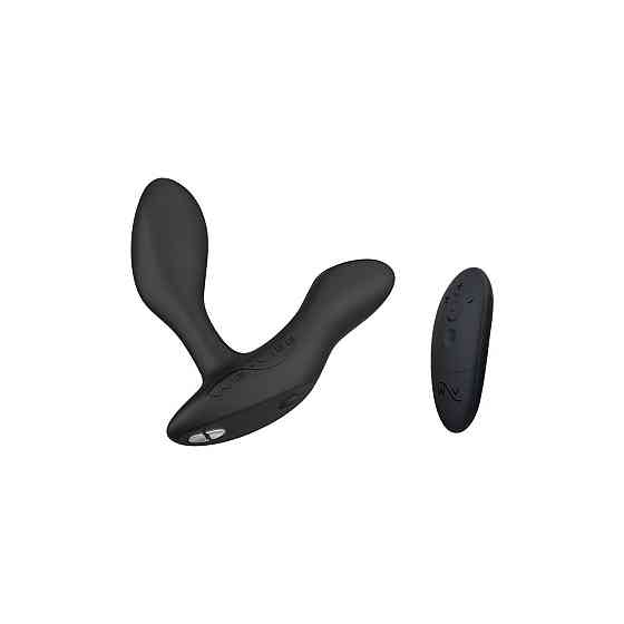 Смарт-вібромасажер простати We-Vibe Vector+ CHARCOAL BLACK, пульт ДК, регульований кут нахилу Sex Aura Київ