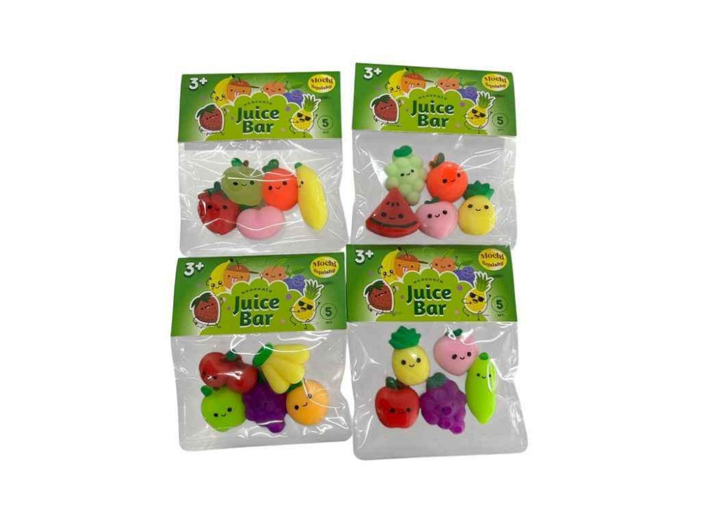 Сквіш колекційний у наборі mochi squishy Juice bar T25007 ТМ MONSTERGUM Київ - фото 1