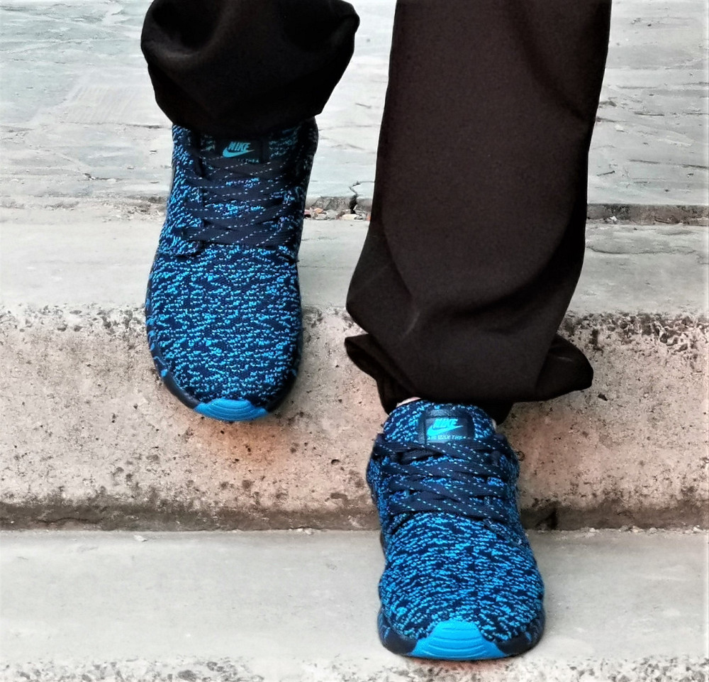 Кросівки Nike Сині Чоловічі Найк Блакитні Ткани (розміри: 41,42,43,44,45) Дніпро - фото 6