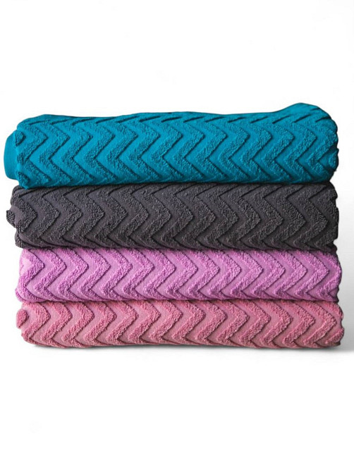 Махровий рушник Ideal Textile Зігзаг 70х140 см (56861033) Чернівці - фото 1