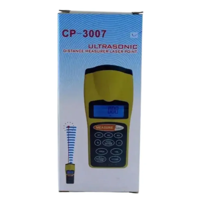 Ультразвуковая рулетка дальномер Ultrasonic CP-3007 + лазер + термометр Винница - изображение 9