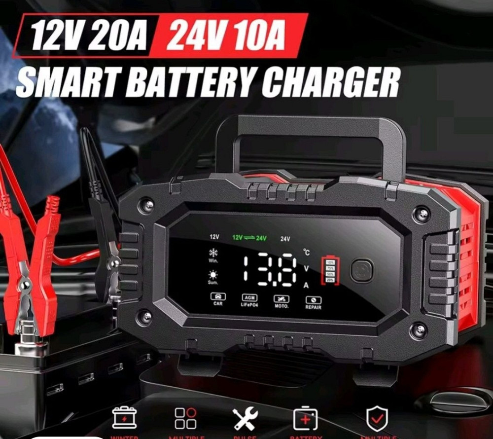 Импульсное зарядное устройство для аккумуляторов Foxsur 12V20A-24V10А. Харьков - изображение 3