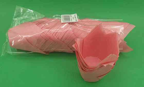 Тарталетки паперові для кексів ТЛ-160" Тюльпан Рожевий" (50*65/90) (100 шт.) (1 уп.) Харків