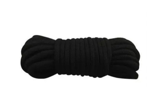 Веревка для бондажа BONDAGE ROPE 10M, Black Sex Aura Киев