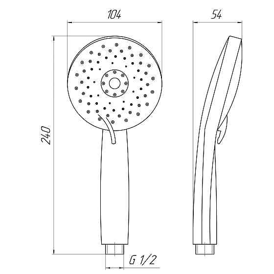 Душова лійка Topaz NF-2205-00-GRAY (000025159) Київ