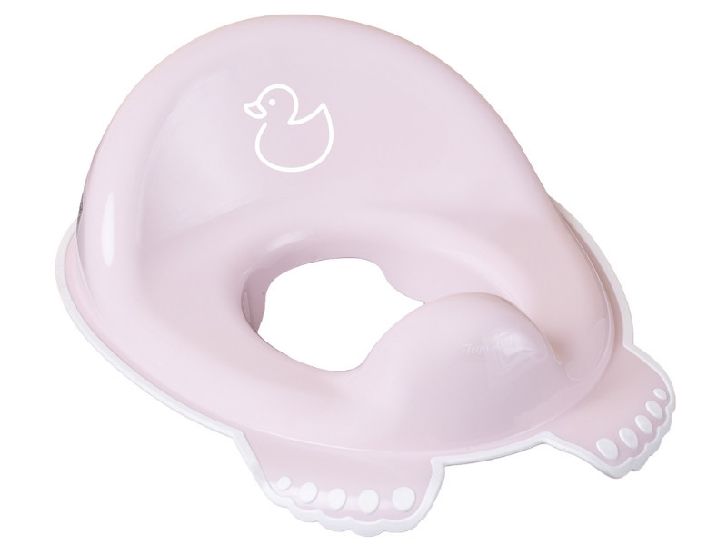 Накладка дитяча антиковзка на сидіння унітазу DUCK light pink Київ - фото 1