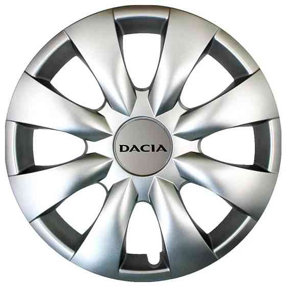 Автомобильные модельные колпаки R15 Dacia 316 4шт, SJS, серебряные Киев