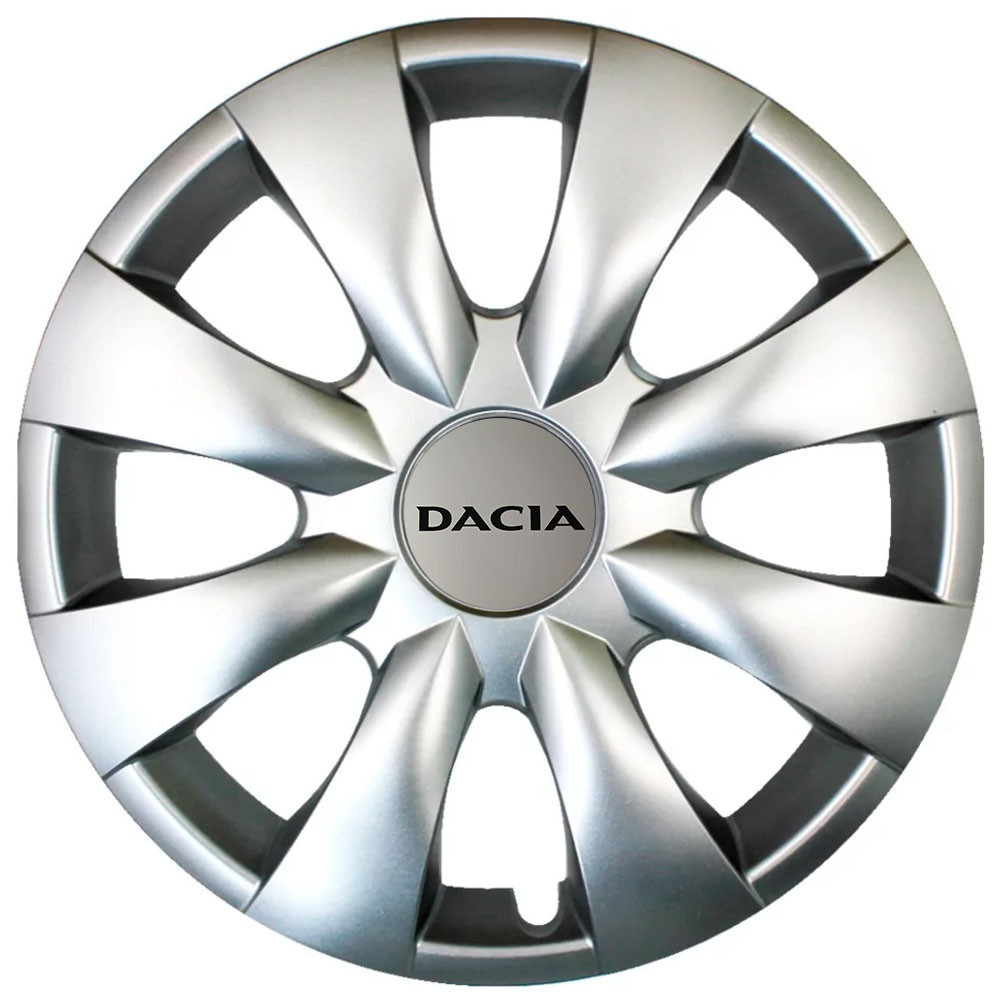 Автомобільні модельні ковпаки R15 Dacia 316 4шт, SJS, сріблясті Київ - фото 1