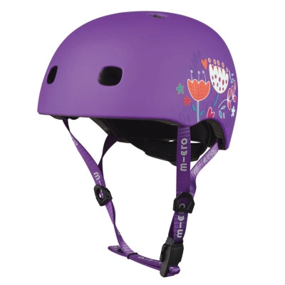 Шлем Micro S (4853 см) фіолетовий з квітами (AC2137BX) Винница - изображение 1