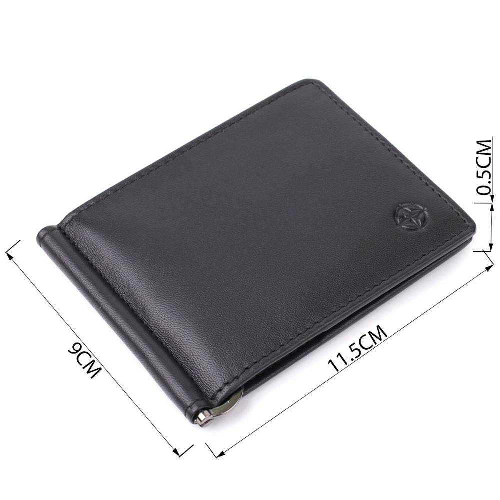 Затискач для грошей з м'якої натуральної шкіри Tony Perotti 20848_1 (5000 nero) Чорний Київ - фото 3