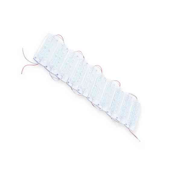 Модуль светодиодный 12V Белый 12 SMD 2835 12D 2, 4W линза (10шт) Мукачево