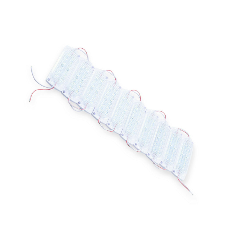 Модуль світлодіодний 12V Білий 12 SMD 2835 12D 2, 4W лінза (10шт) Мукачево - фото 1