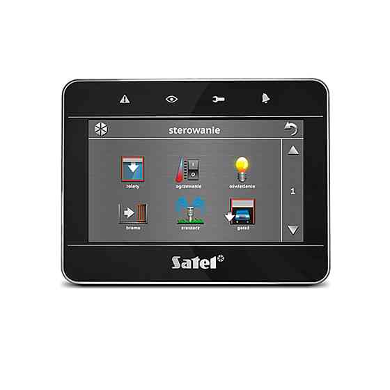 Клавіатура з сенсорним дисплеєм Satel INT-TSG-BSB Київ