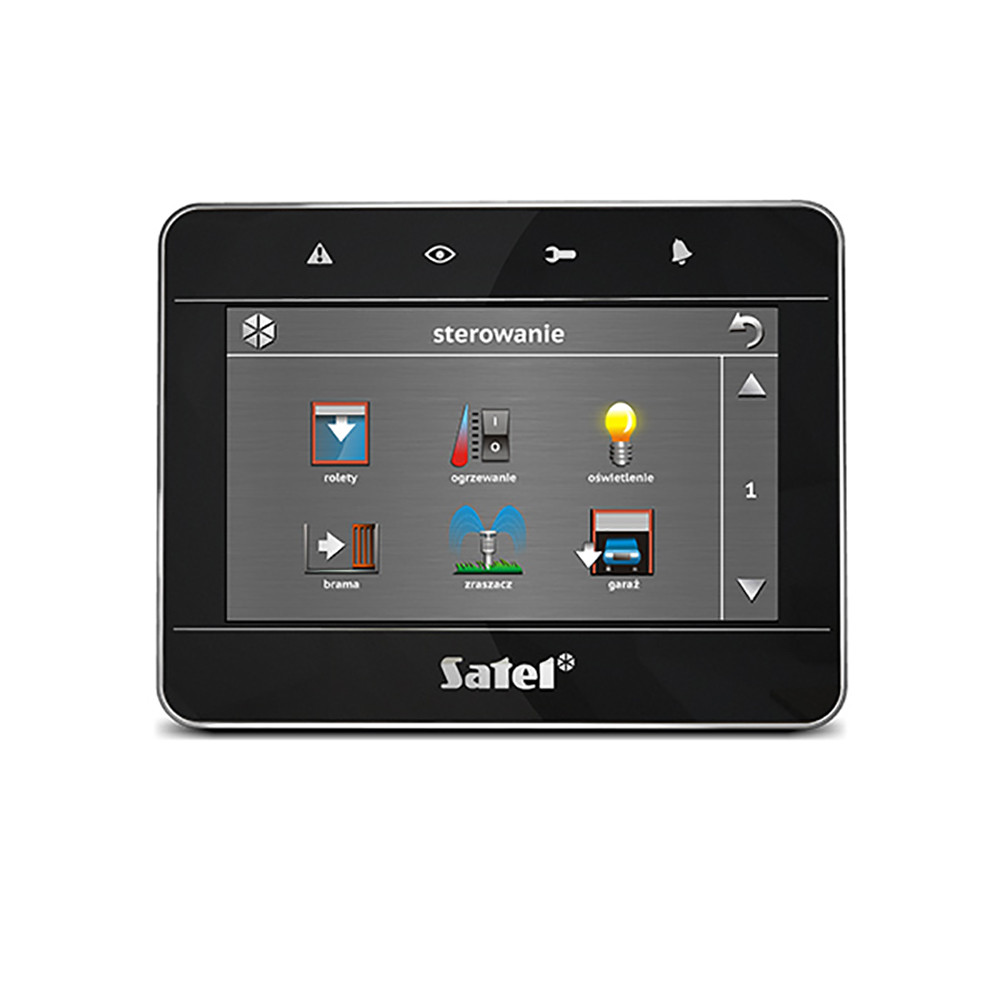 Клавіатура з сенсорним дисплеєм Satel INT-TSG-BSB Київ - фото 6