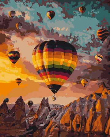 Картина за номерами. Art Craft "Повітряні кулі Каппадокії" 40 * 50 см 10503-AC Київ - фото 1