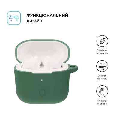 Чехол для наушников Armorstandart Hang Case для Xiaomi Redmi Buds 3 Green (ARM67082) Винница