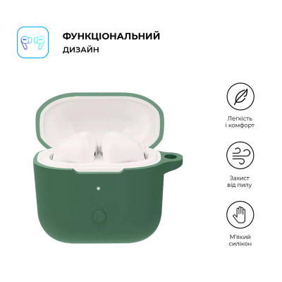 Чохол для навушників Armorstandart Hang Case для Xiaomi Redmi Buds 3 Green (ARM67082) Вінниця - фото 2