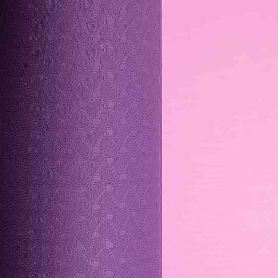 Неслизький йога-коврик 173×58 см, фіолетовий Київ