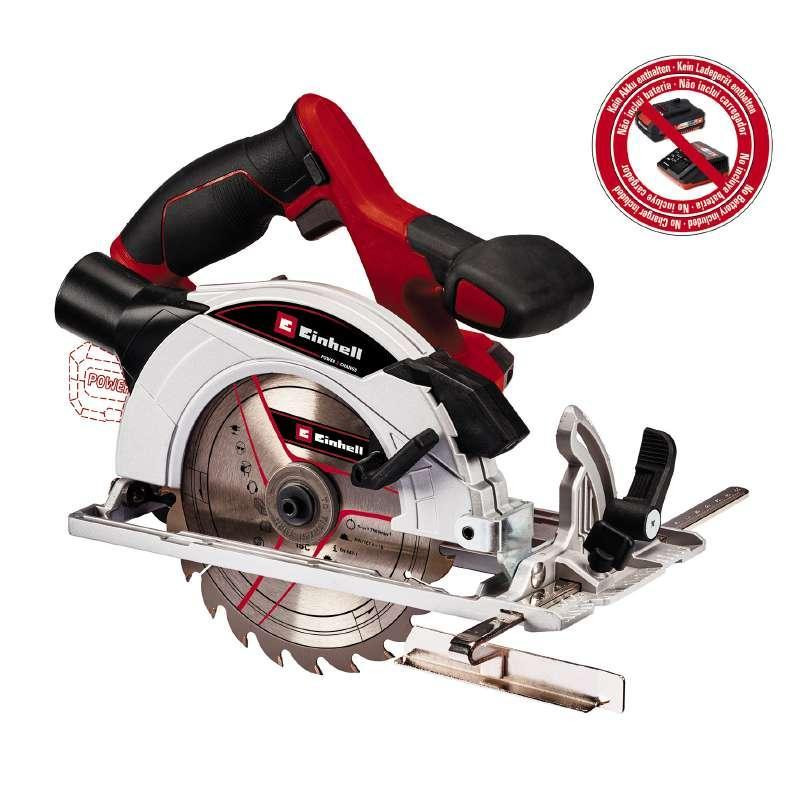 Пила циркулярная аккумуляторная Einhell TE-CS 18/165-1 Li-Solo (4331207) Киев - изображение 1
