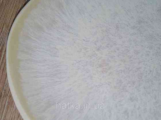 Блюдо овальне Olens "Вайт-стоун" 29х16,5х2,5 см біле із сіро-корич. вкрапленнями для дому та ресторану Київ