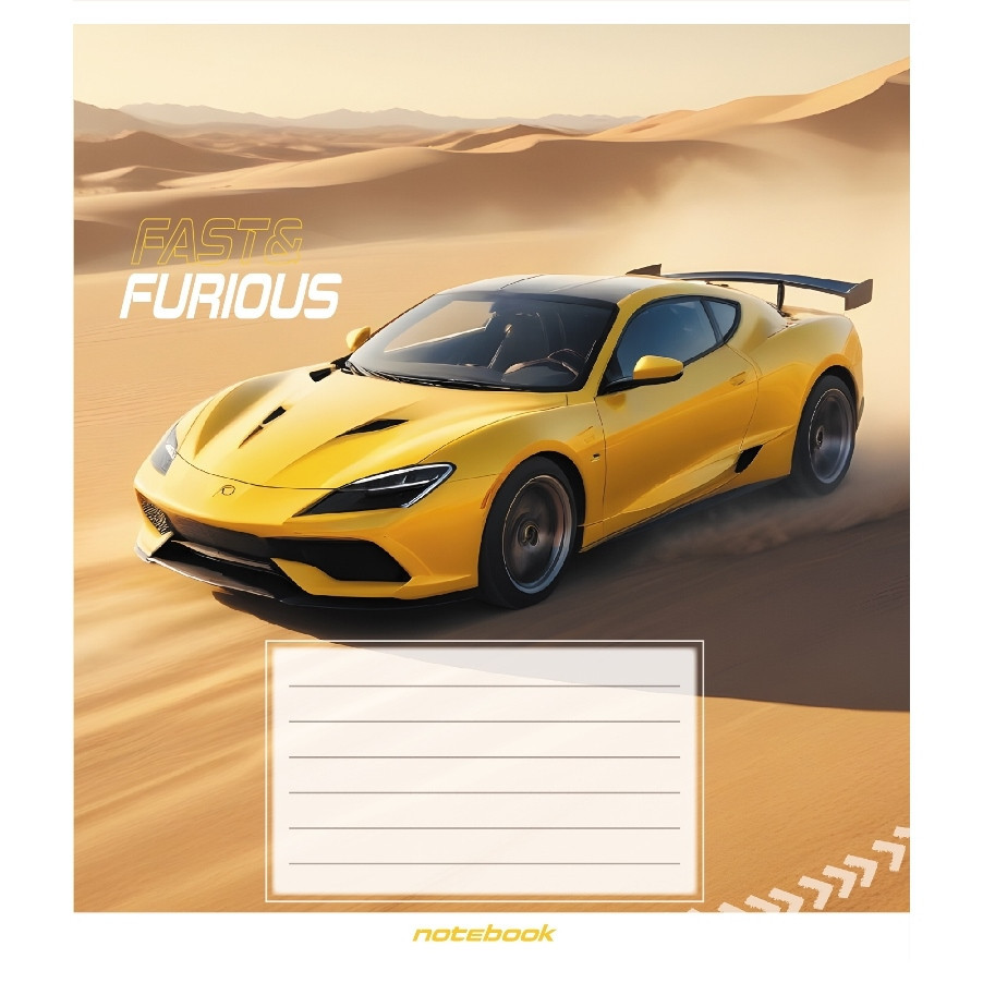 Зошит загальний "В пустелі" 060-590423K-2 в клітинку, 60 аркушів Вінниця - фото 1