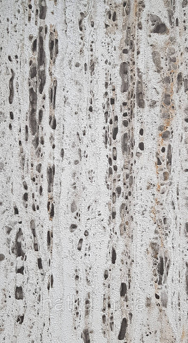 Шпалери вініл на флізеліні Marburg Travertino 1.06х10 абстракція смужки кори дерева беж коричневі чорні Київ - фото 2