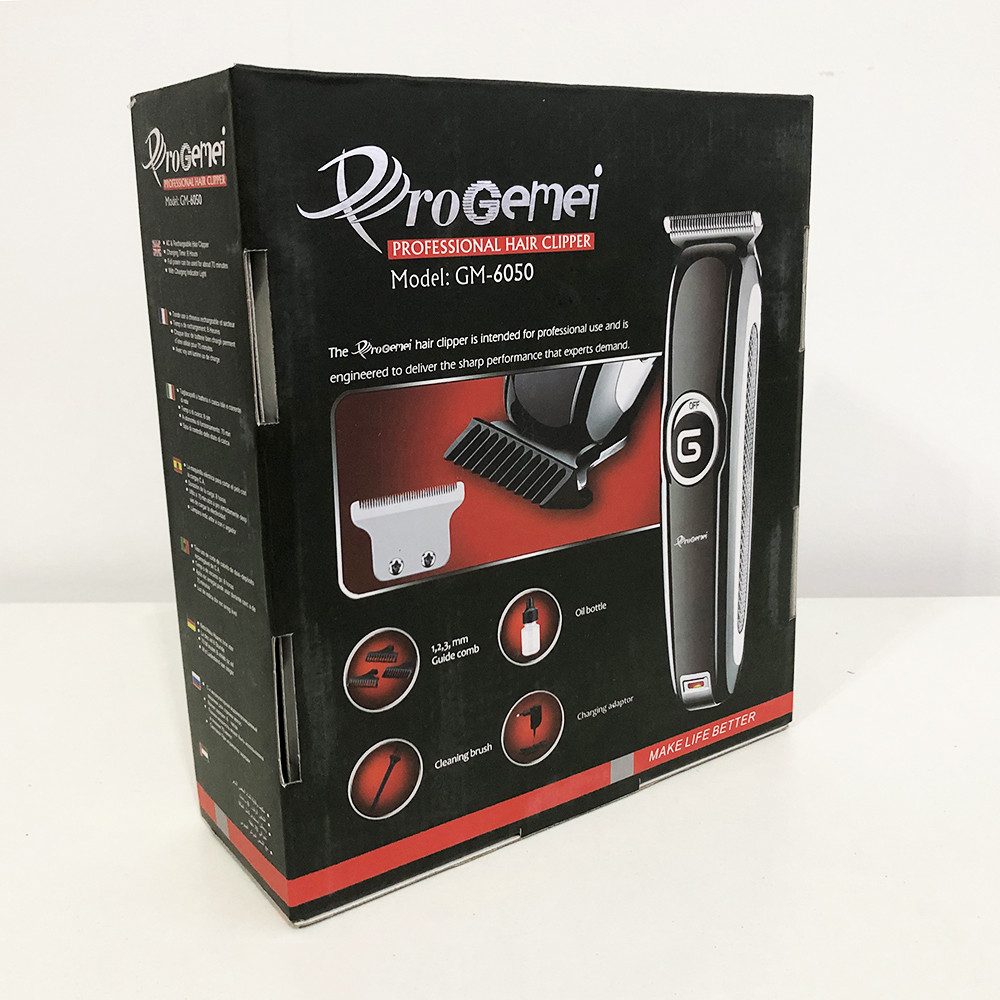 Машинка для стрижки на аккумляторная GEMEI GM-6050, Домашняя машинка аккумуляторная для стрижки волос PV-57 Львов - изображение 6