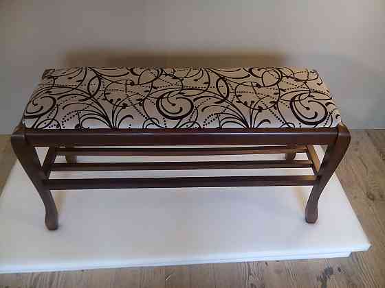 Банкетка з полкою Сієста New 1100, біла/Німфа 1а Київ