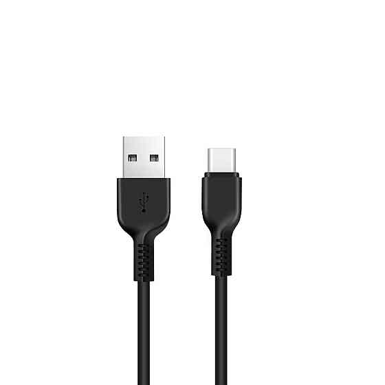 Кабель HOCO X20 USB to Type-C 3A, 2m, PVC, TPE connectors, Black Київ