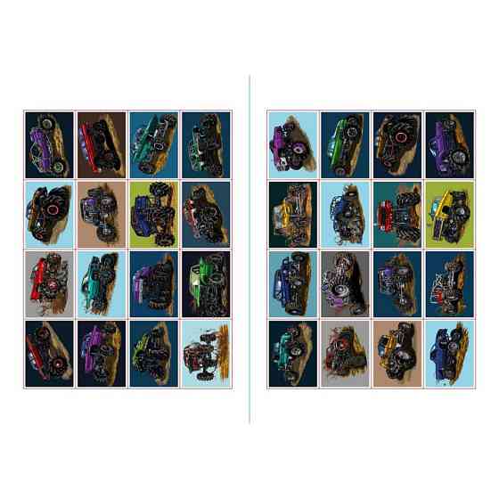 Дитяча розмальовка зі стікерами "Позашляховик" CB27, 16 сторінок Вінниця