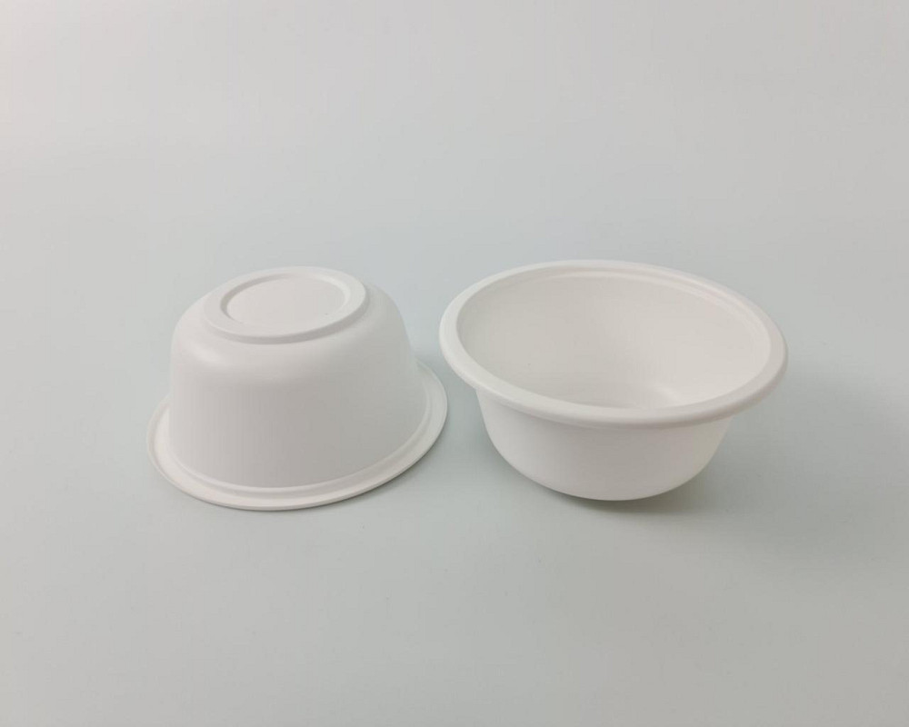 Миска біорозкладна (салатниця) 430 мл (кукурудзяний крохмаль) (50 шт.) Харків - фото 3