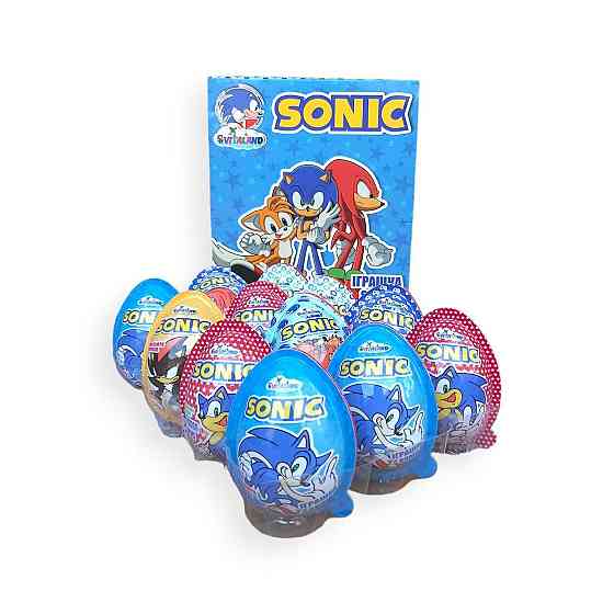 Упаковка яєць із сюрпризом Joy Sonic 12 шт. — іграшки-сюрпризи Снік для дітей, колекційні фігурки Харків