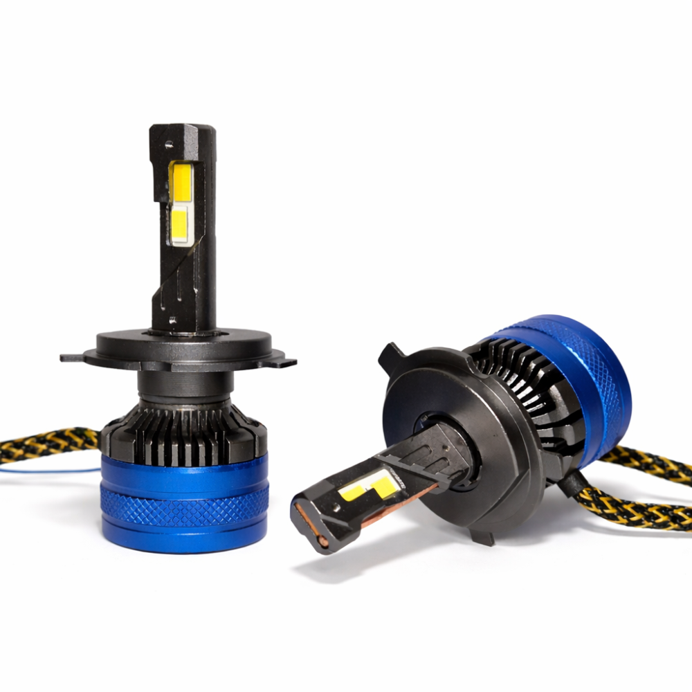 Комплект світлодіодних ламп StarLight Color H4 (P43t) + стробоскоп з пультом керування 3000K/4300K/6000K 12/24V Харків - фото 5