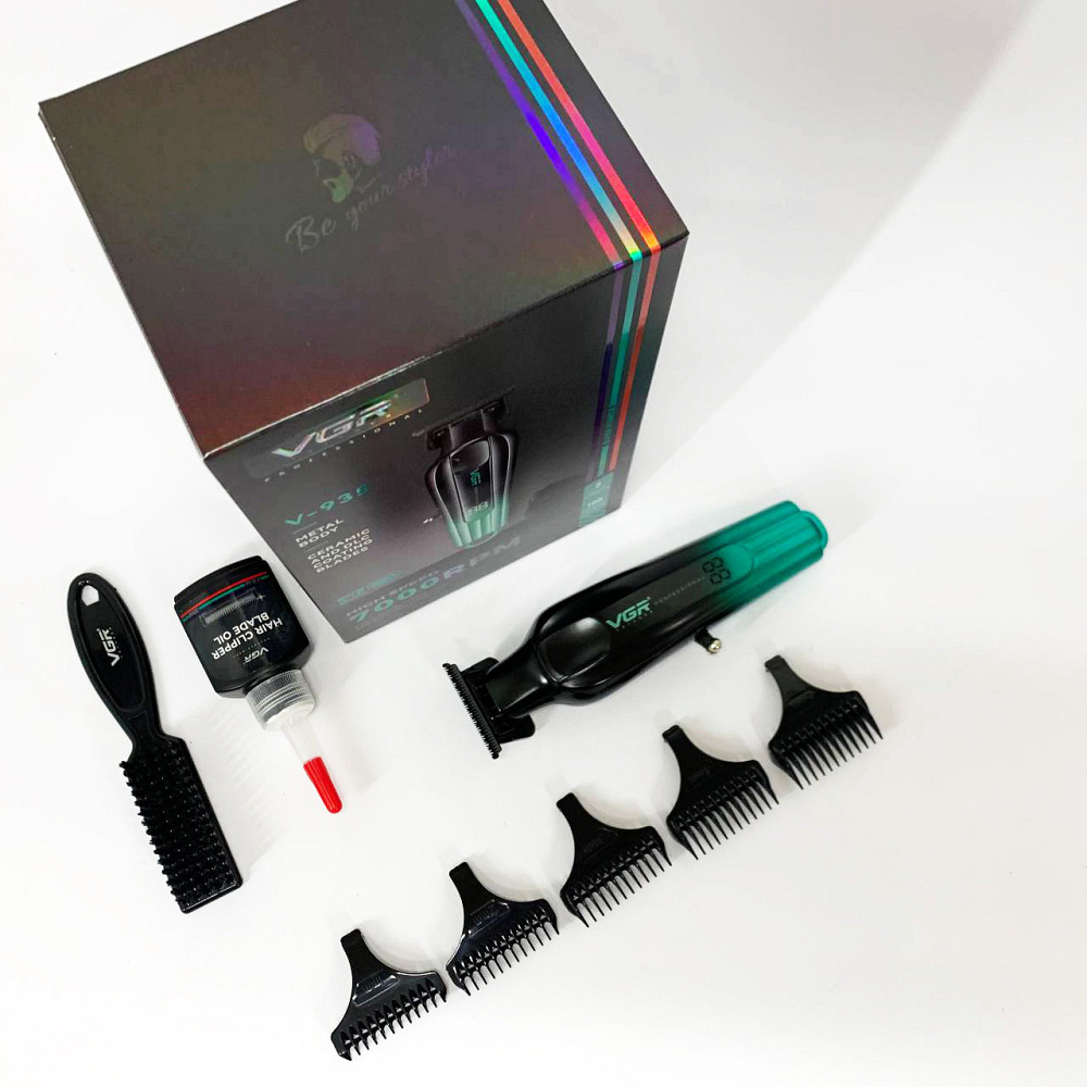 Машинка для стрижки голови, Професійний бездротовий триммер, Професійний тример для гоління FI-46 Київ - фото 7