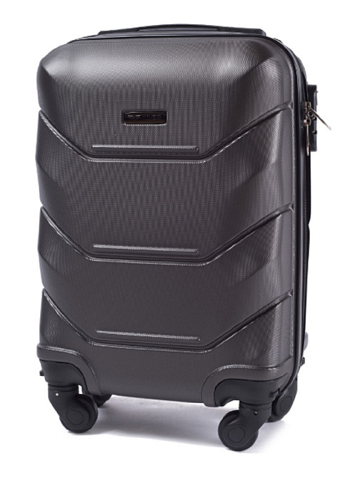 Валіза пластикова WINGS 147 мікро 51 см графіт Київ - фото 1