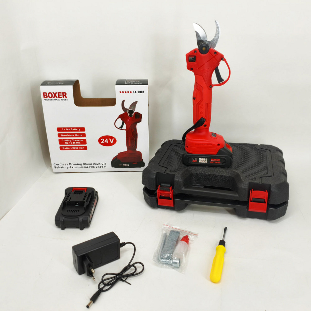 Секатор аккумуляторный Boxer BX-9001 2 АКБ 24В AU-33 Львов - изображение 7