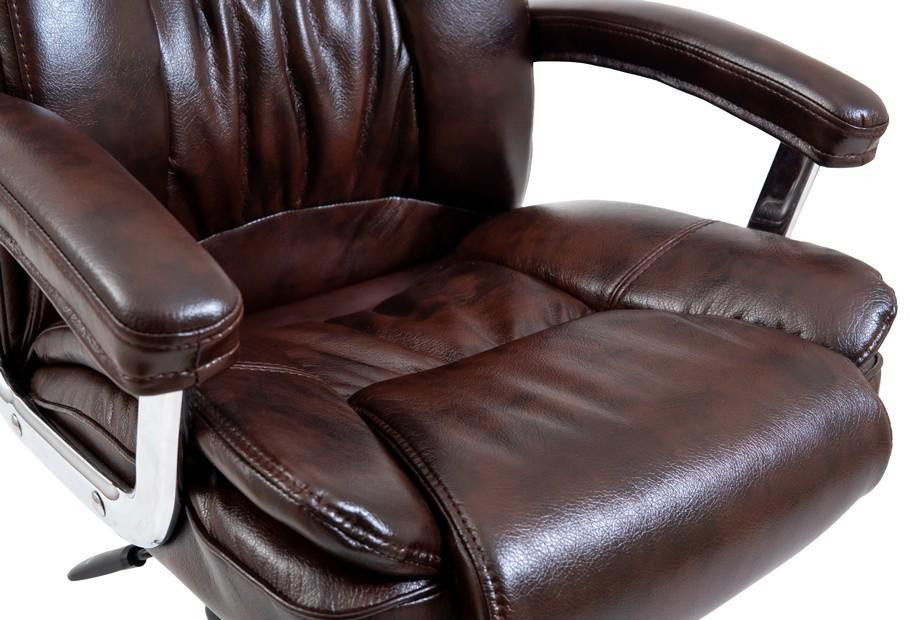 Офісне Крісло Керівника Richman California Madras Dark Brown Хром М3 MultiBlock Коричневий Київ - фото 5