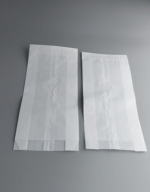 Жиростойкий бумажные пакеты саше 10/5*23 Белый (100 шт) Харьков - изображение 1