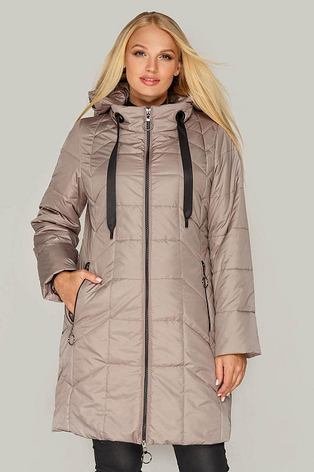 ПРАКТИЧНАЯ ЖЕНСКАЯ КУРТКА - ПЛАЩ БЕРТА  В БОЛЬШИХ РАЗМЕРАХ НА ОСЕНЬ / ВЕСНУ. 50-60р. Київ - фото 9