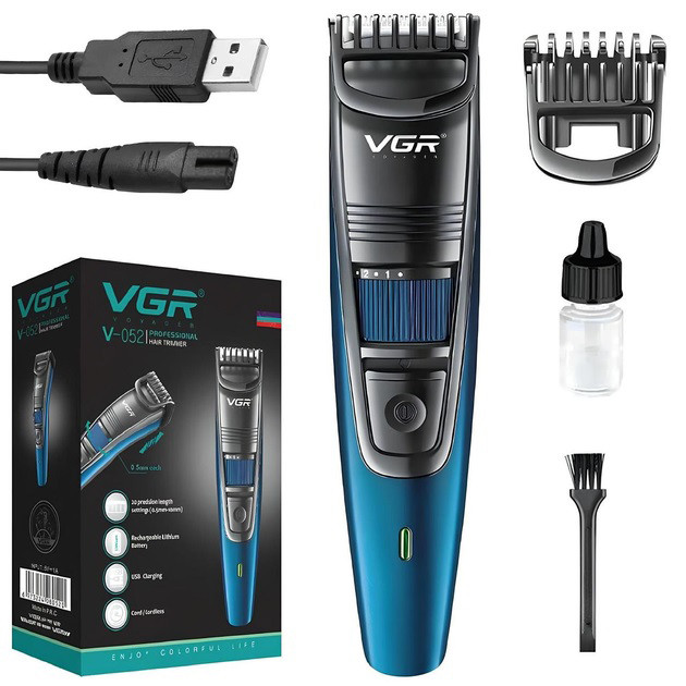 Хороший бездротовий тример VGR-053, Машинка для стрижки волосся міцна, Тример для скронь GJ-12 Івано-Франківськ - фото 2