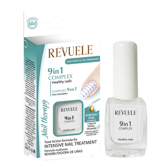Комплекс 9 в 1 Здорові нігті NAIL THERAPY Revuele 10 мл Вінниця - фото 1