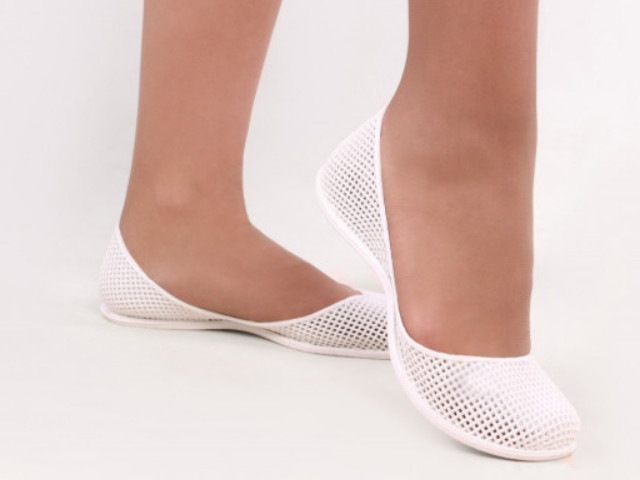 Жіночі балетки гумові білі для пляжних прогулянок ЄВА-тапочки літні щоденні Одеса - фото 12