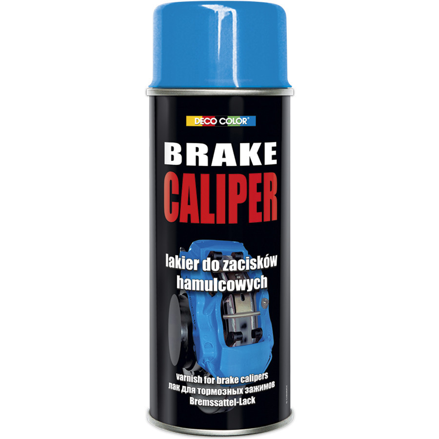 Фарба для гальмівних супортів аерозольна "Brake Caliper" DecoColor синій 400мл Київ - фото 1