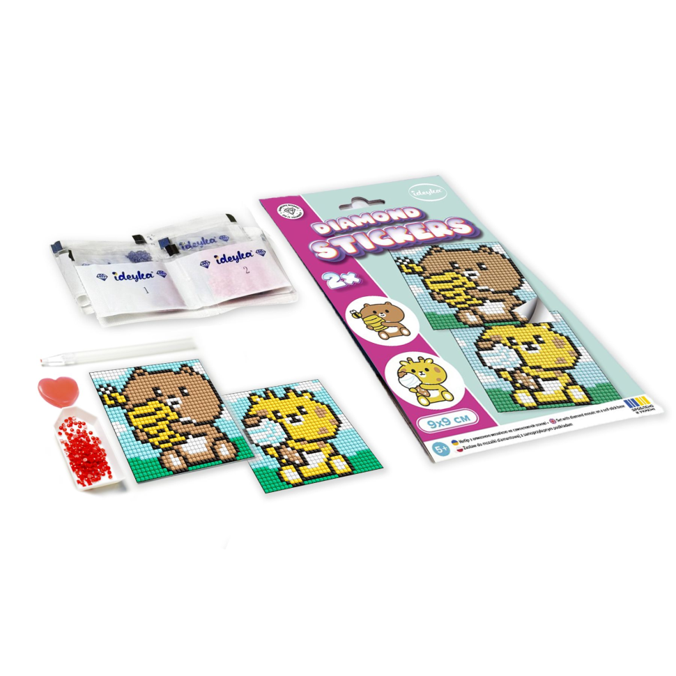 Алмазна мозаїка "Бантик" Ідейка AMS1055 9x9 см Вінниця - фото 2