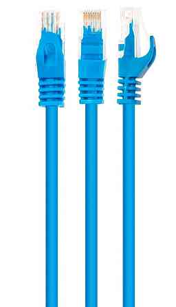 Патчкорд UTP Cat.5e ( 5м синій ), CU Вінниця