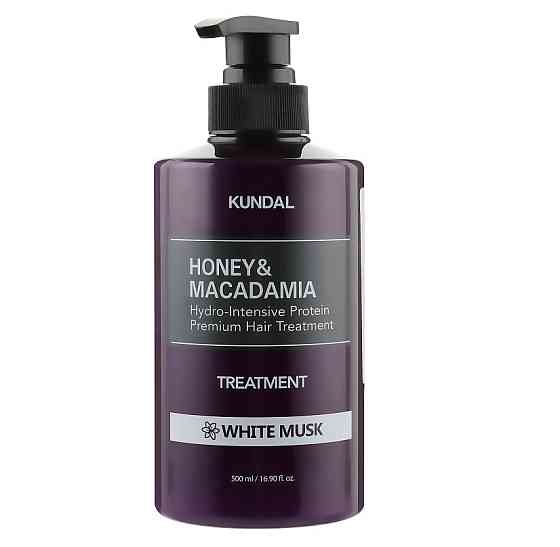 Питательный кондиционер с медом и маслом макадамии Honey & Macadamia Protein Hair Treatment White Musk Kundal 500 мл Винница
